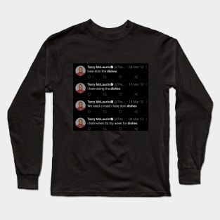 Terry McLaurin Hate Doin the Dishes Long Sleeve T-Shirt